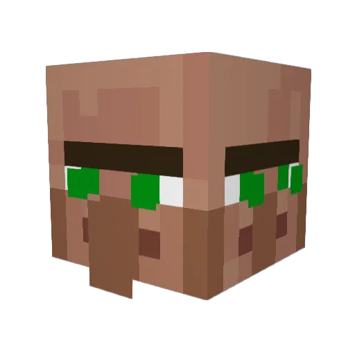 datGhost416 Minecraft avatar head, 3D render