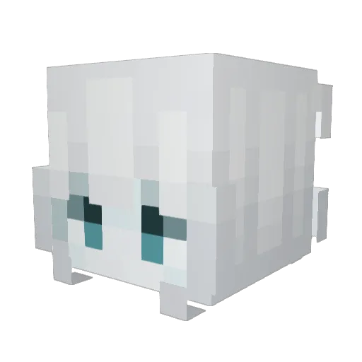 dat_ne Minecraft avatar head, 3D render