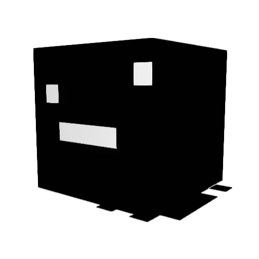 dat_sun_bear Minecraft avatar head, 3D render