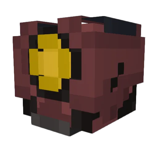 data_removed Minecraft avatar head, 3D render