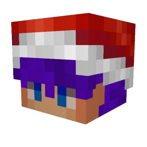 datboidamian Minecraft avatar head, 3D render