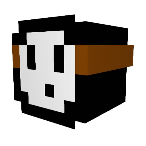 datboivinny Minecraft avatar head, 3D render