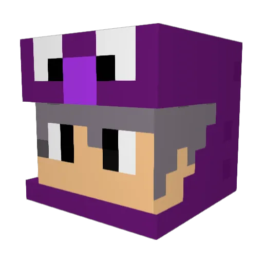 datboyryan Minecraft avatar head, 3D render