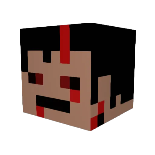 datbritfire Minecraft avatar head, 3D render