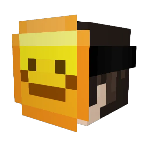 datfish30 Minecraft avatar head, 3D render