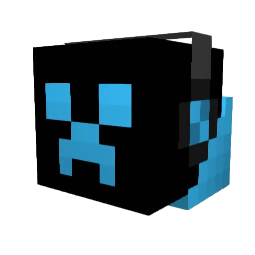 datkid119 Minecraft avatar head, 3D render