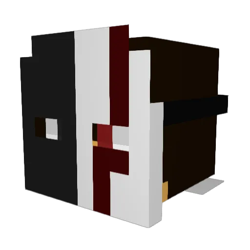 datman28 Minecraft avatar head, 3D render