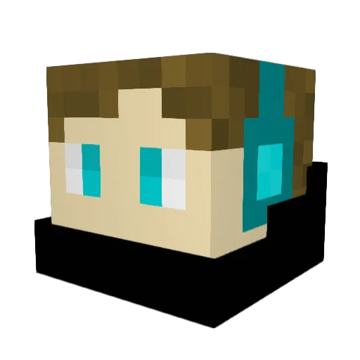 datmanchris Minecraft avatar head, 3D render
