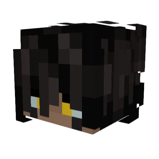 datsnotday Minecraft avatar head, 3D render