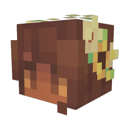 datsugakookie Minecraft avatar head, 3D render