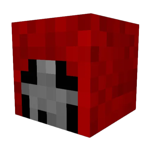 dauban3y Minecraft avatar head, 3D render
