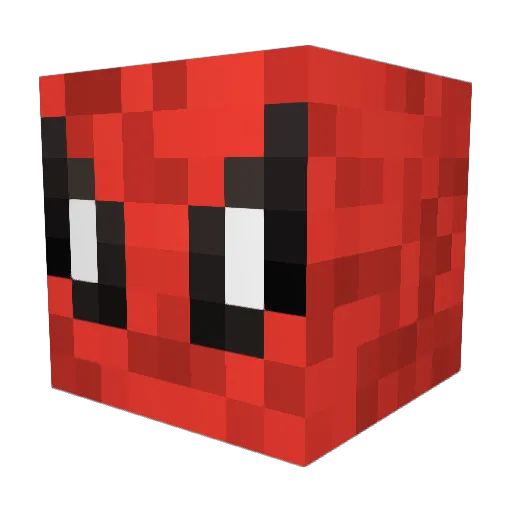 dauhoo Minecraft avatar head, 3D render