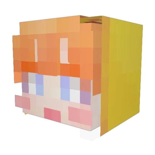 dauni0303 Minecraft avatar head, 3D render
