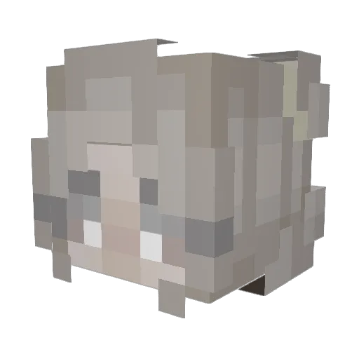 daunties Minecraft avatar head, 3D render