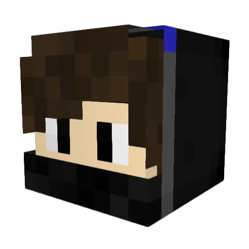 daurkin Minecraft avatar head, 3D render