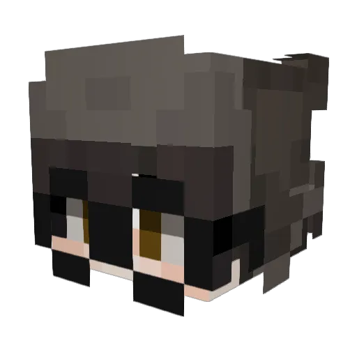 davSteb Minecraft avatar head, 3D render