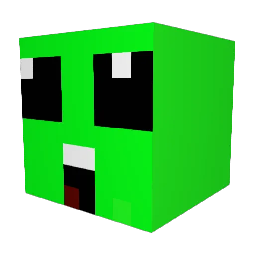 dave007sa Minecraft avatar head, 3D render