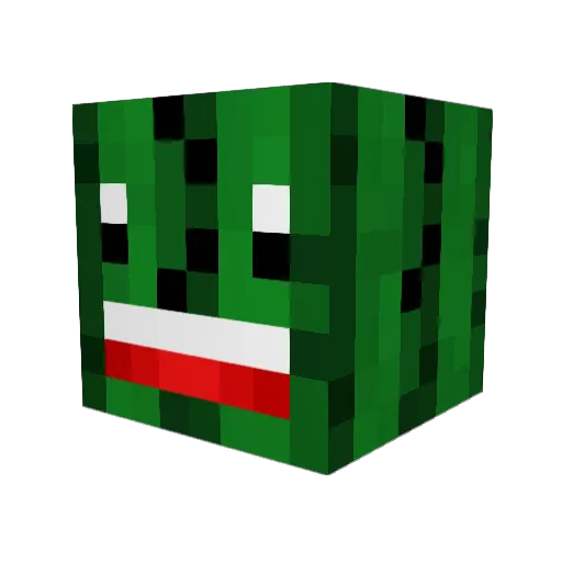 dave2454 Minecraft avatar head, 3D render