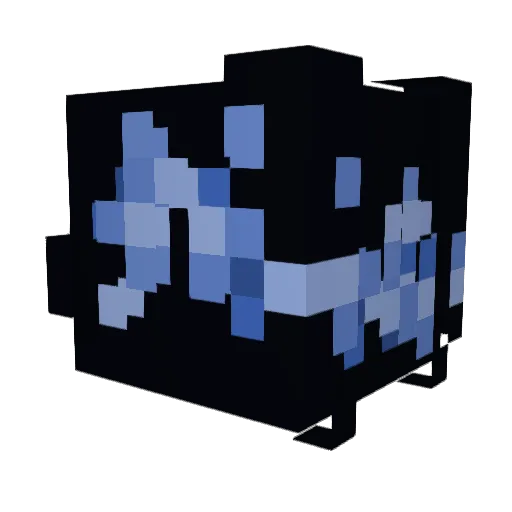 dave354 Minecraft avatar head, 3D render