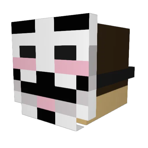 dave4win Minecraft avatar head, 3D render