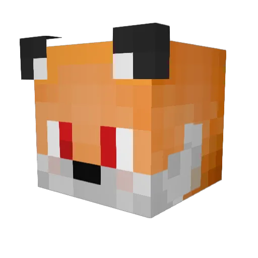 dave766 Minecraft avatar head, 3D render