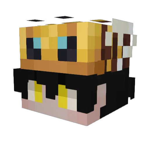 dave_slave Minecraft avatar head, 3D render