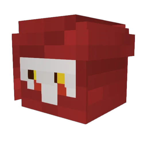 daveasteris Minecraft avatar head, 3D render