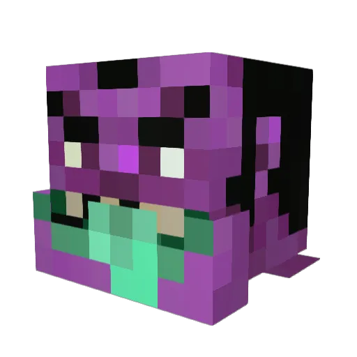 davec524 Minecraft avatar head, 3D render