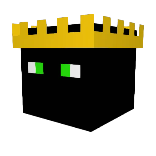 davedabedil Minecraft avatar head, 3D render