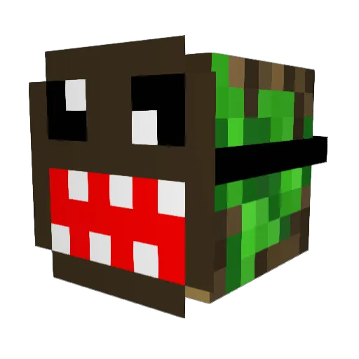 daveezyy Minecraft avatar head, 3D render