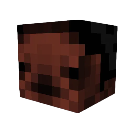 davelowiesse Minecraft avatar head, 3D render