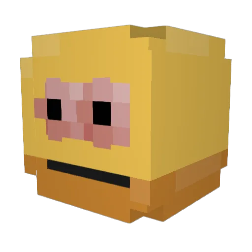 davenw02 Minecraft avatar head, 3D render