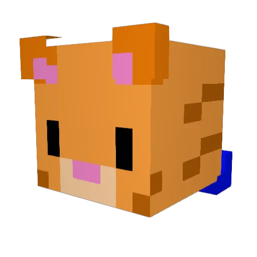 davesbusters Minecraft avatar head, 3D render