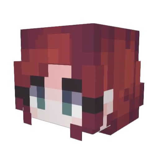 daveyofdoom Minecraft avatar head, 3D render