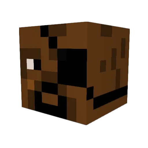 david012 Minecraft avatar head, 3D render