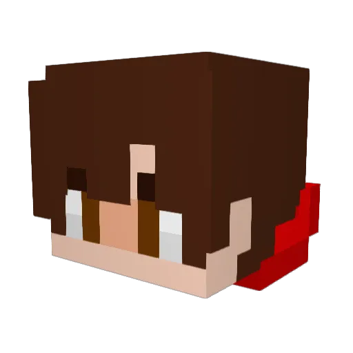 david073 Minecraft avatar head, 3D render