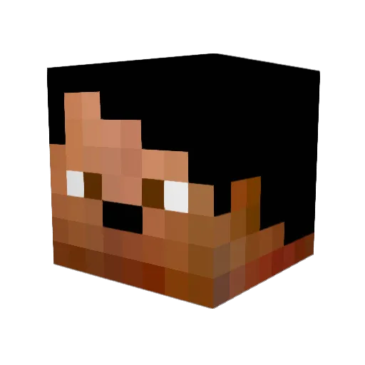 david198019 Minecraft avatar head, 3D render