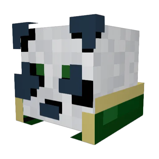 david201055 Minecraft avatar head, 3D render