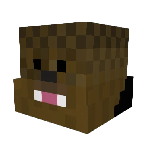davidT214 Minecraft avatar head, 3D render