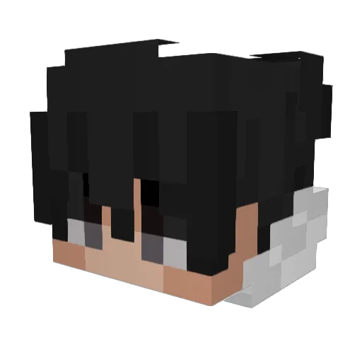 davidap23 Minecraft avatar head, 3D render