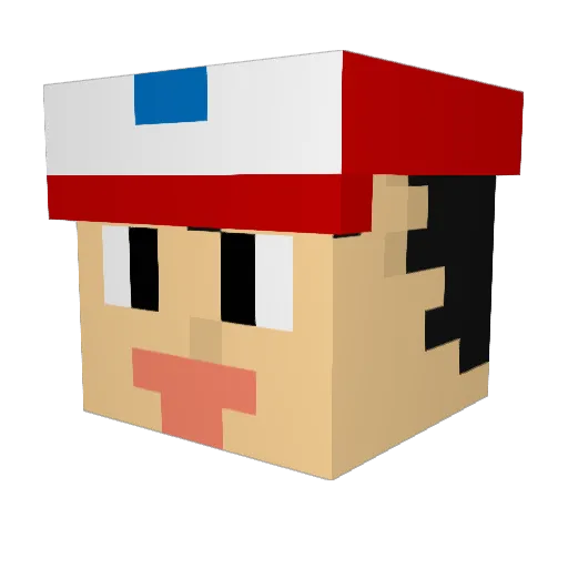 davidb265 Minecraft avatar head, 3D render