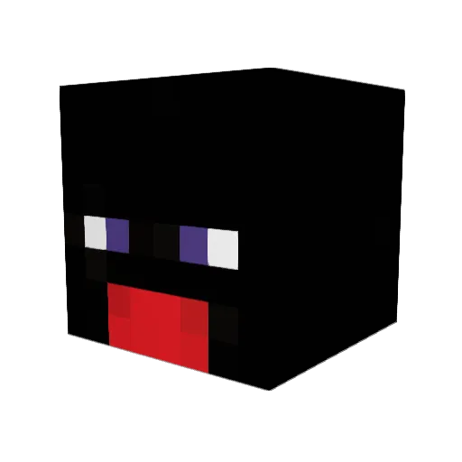 davidbakke Minecraft avatar head, 3D render