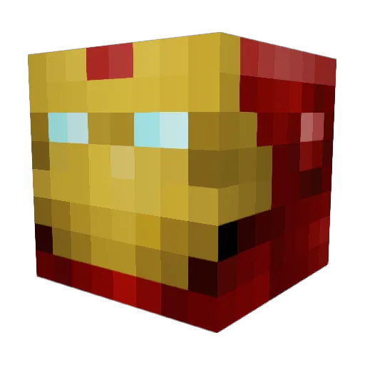 davidbaptista Minecraft avatar head, 3D render