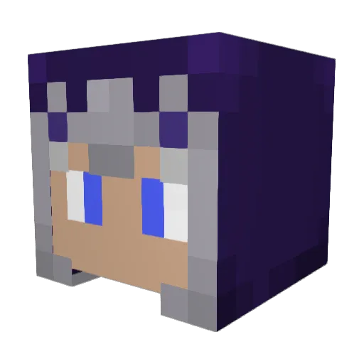 davide2319 Minecraft avatar head, 3D render