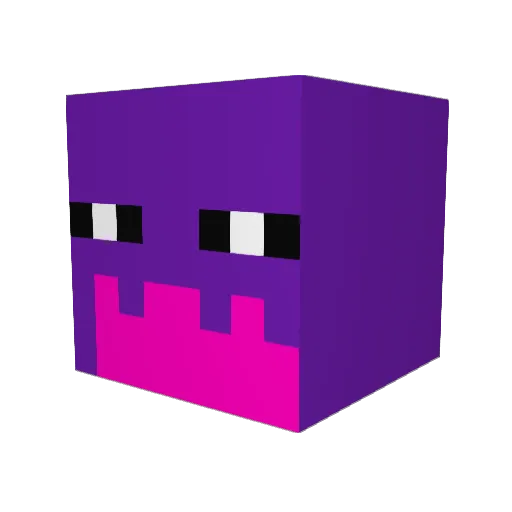 davidedub6 Minecraft avatar head, 3D render
