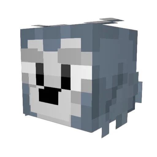 davidgracz Minecraft avatar head, 3D render
