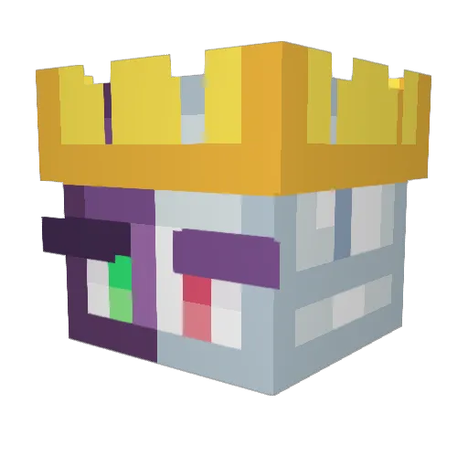 davidiscool2 Minecraft avatar head, 3D render