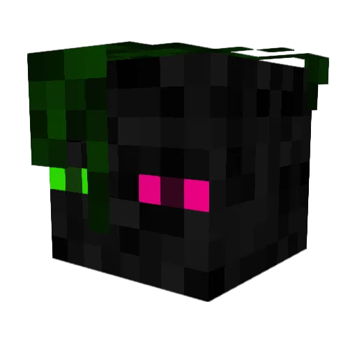 daviditrix Minecraft avatar head, 3D render