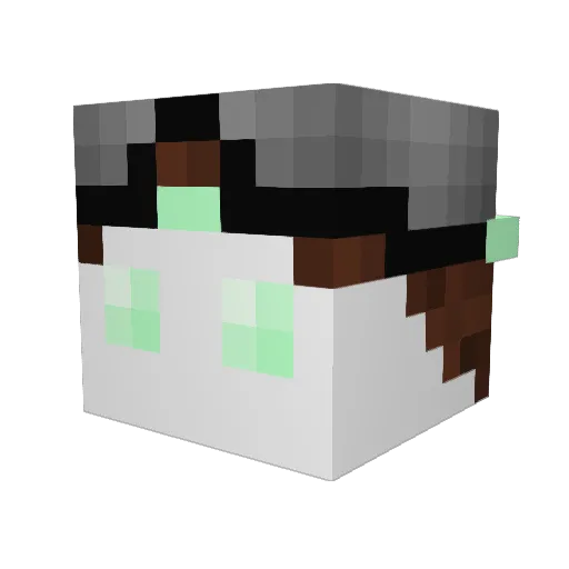 davidltmn Minecraft avatar head, 3D render