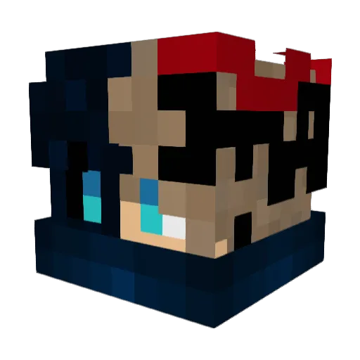 davidminecraft15 Minecraft avatar head, 3D render